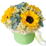 Цветы в коробке Блики весны